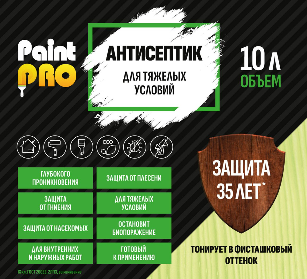 Антисептик для тяжелых условий PaintPRO 10л