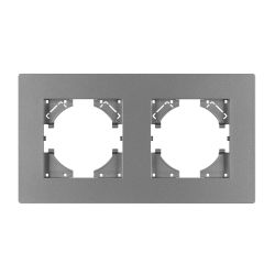 Рамка пластиковая FRM-PERIO-PL-2-GR (Arlight, -) 049752