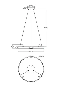 Подвесная люстра Arte Lamp