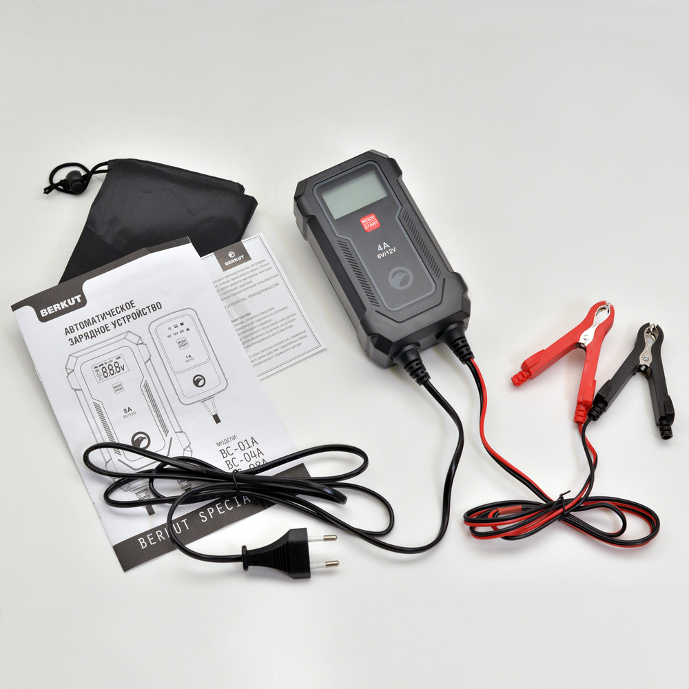Автомобильное зарядное устройство BERKUT Specialist BC-04A