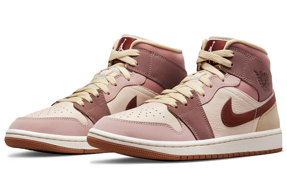 Air Jordan 1 Mid Se 'Dark Pony Smoky Mauve' Women's
