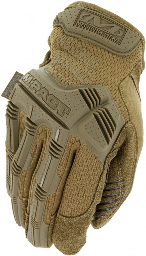 Перчатки Mechanix со вставками, койот