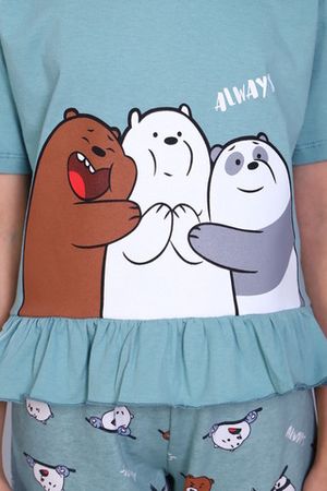 Пижама с бриджами для девочки Три медведя арт. ПД-021-047