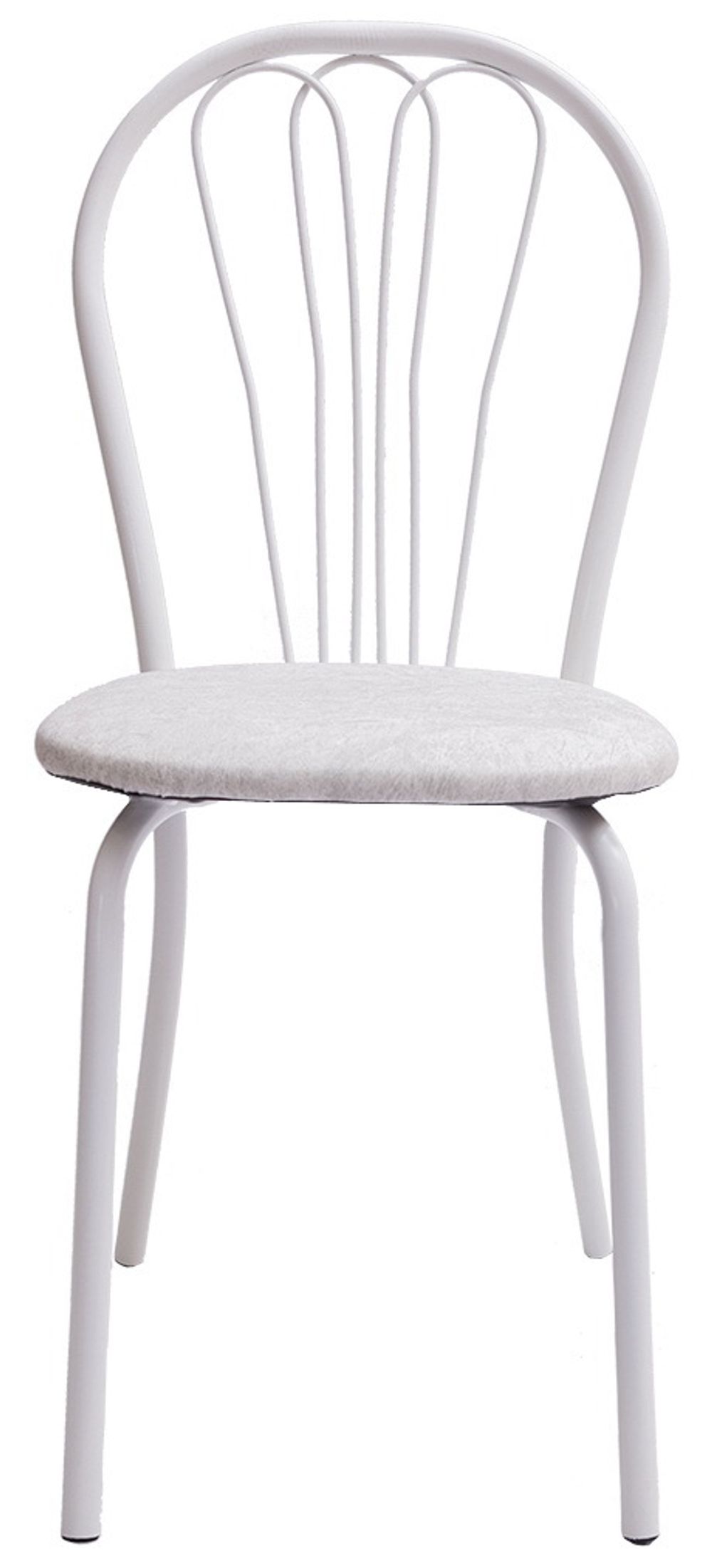 Стул Венеция 3 (А) к/з бел.сер. К-с белый
