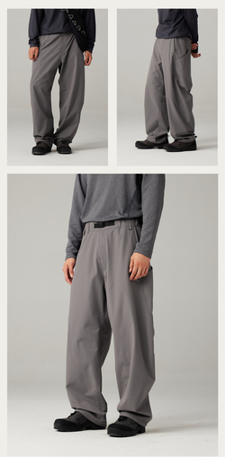 Брюки Nothomme Blue Multi-Pocket Outdoor Sports Casual Wide-Leg Cargo Pants