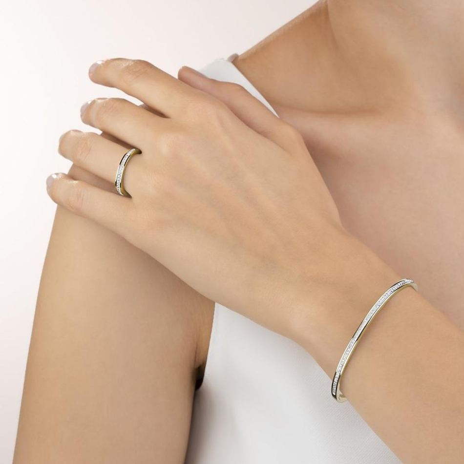Браслет Coeur de Lion Crystal-Gold 0129/37-1816 цвет золотой