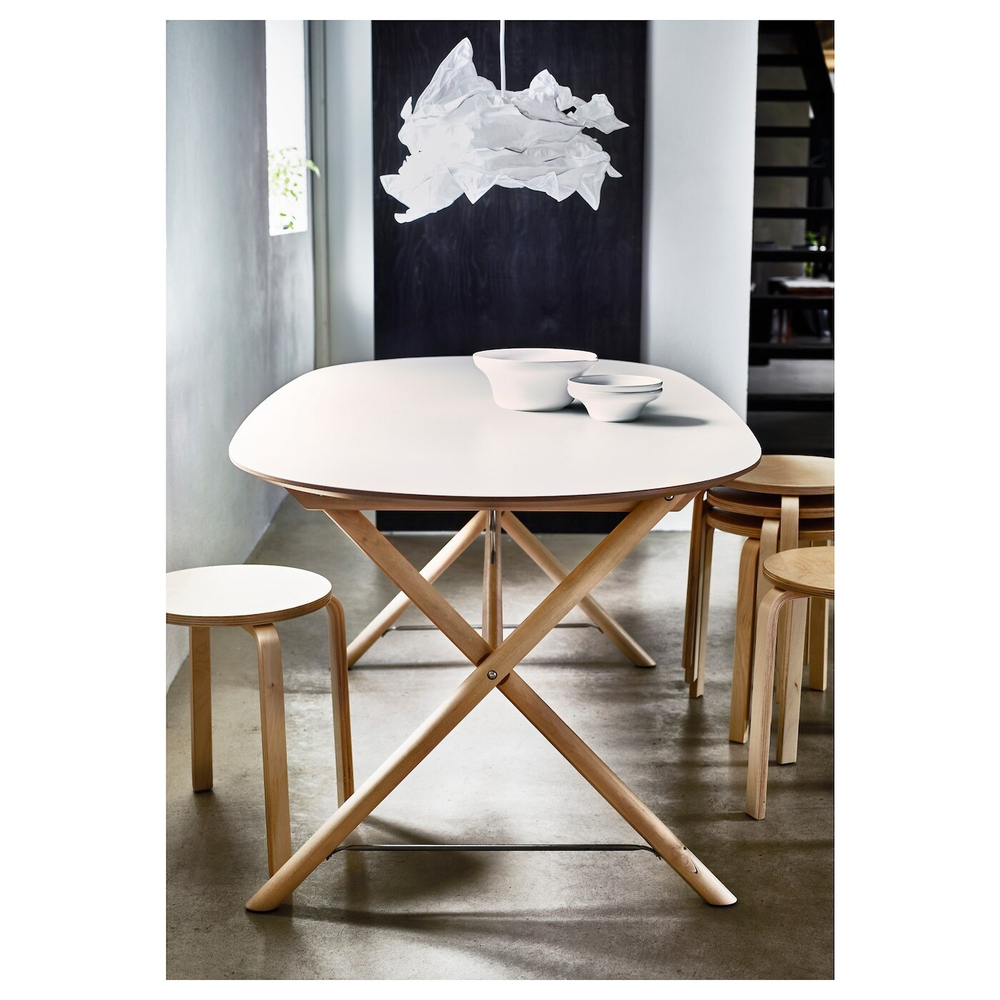 IKEA KRUSNING  (ИКЕА КРУСНИНГ)  -  Абажур для подвесного светильника, белый, 43 см