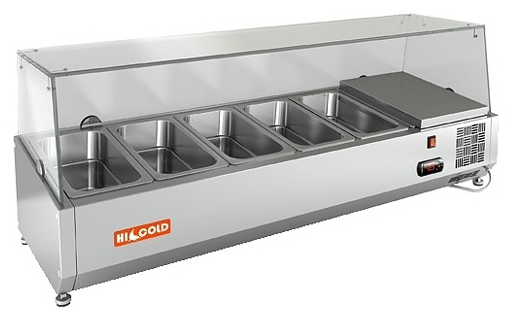 Витрина холодильная HICOLD VRX 1200 (1/4)