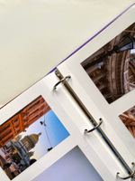 Фотоальбом свадебный на 50 магнитных листов 23х28 см, кольца gold wedding Золотой