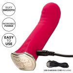 Ярко-розовый мини-вибромассажер 13,25см для стимуляции точки G California Exotic Novelties Uncorked Merlot SE-4370-15-3