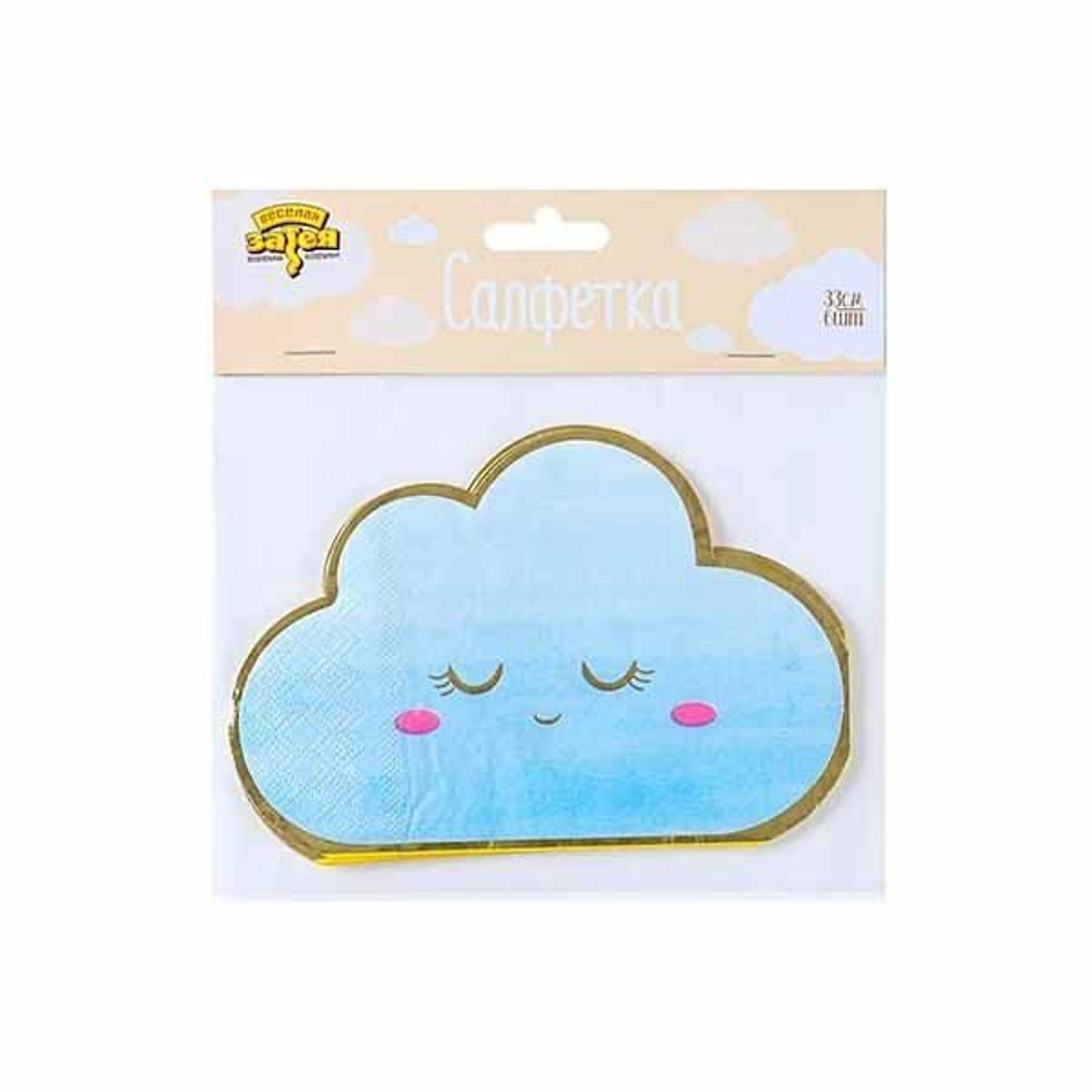 Салфетки Грезы Облако голубое 6шт