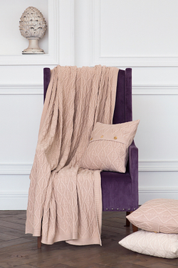 Наволочка 40x40 Luxberry Lux 46 розовая глина вид