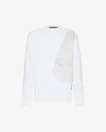 Толстовка White Crow Нейлон Карман Белая