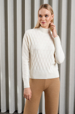 22899 Джемпер женский (молочный)