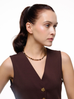 Чокер "Tiger hematite" Silver