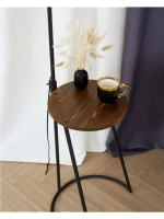 Торшер напольный с абажуром в гостиную современный