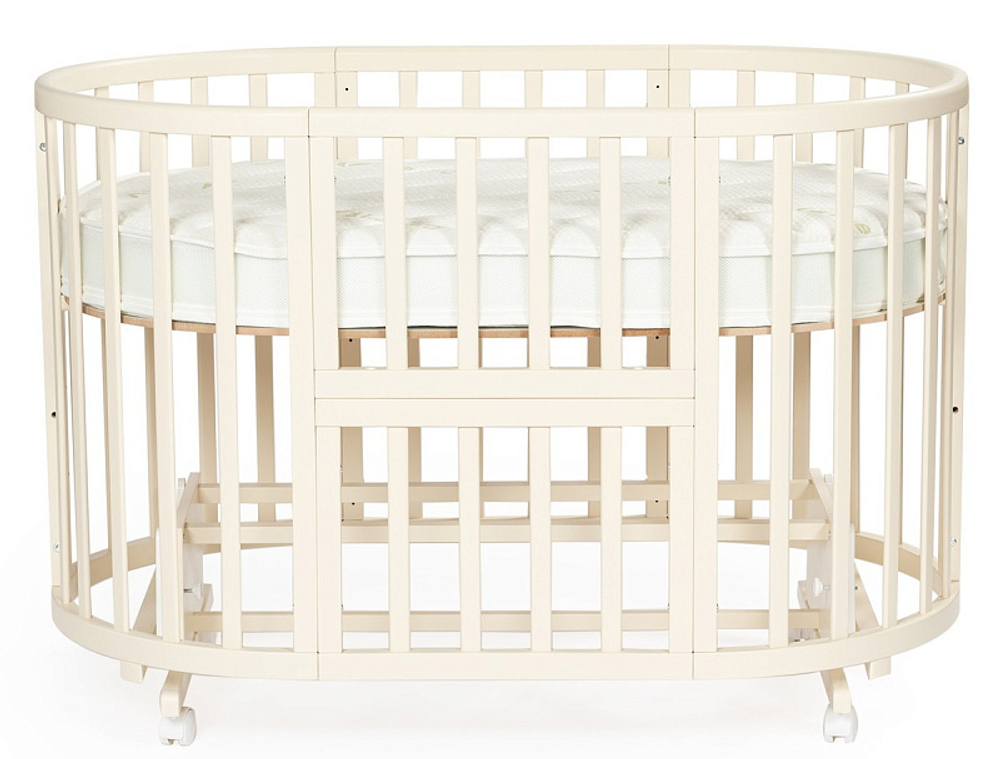 Детская кроватка Bebizaro Heirloom маятник поперечный BZHMM/02/VA VANILLA