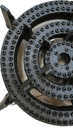 Газовая горелка высокой мощности BS6-18-3, 12 кВт (баллонный газ), 3 контура, для казана/автоклава/дистиллятора