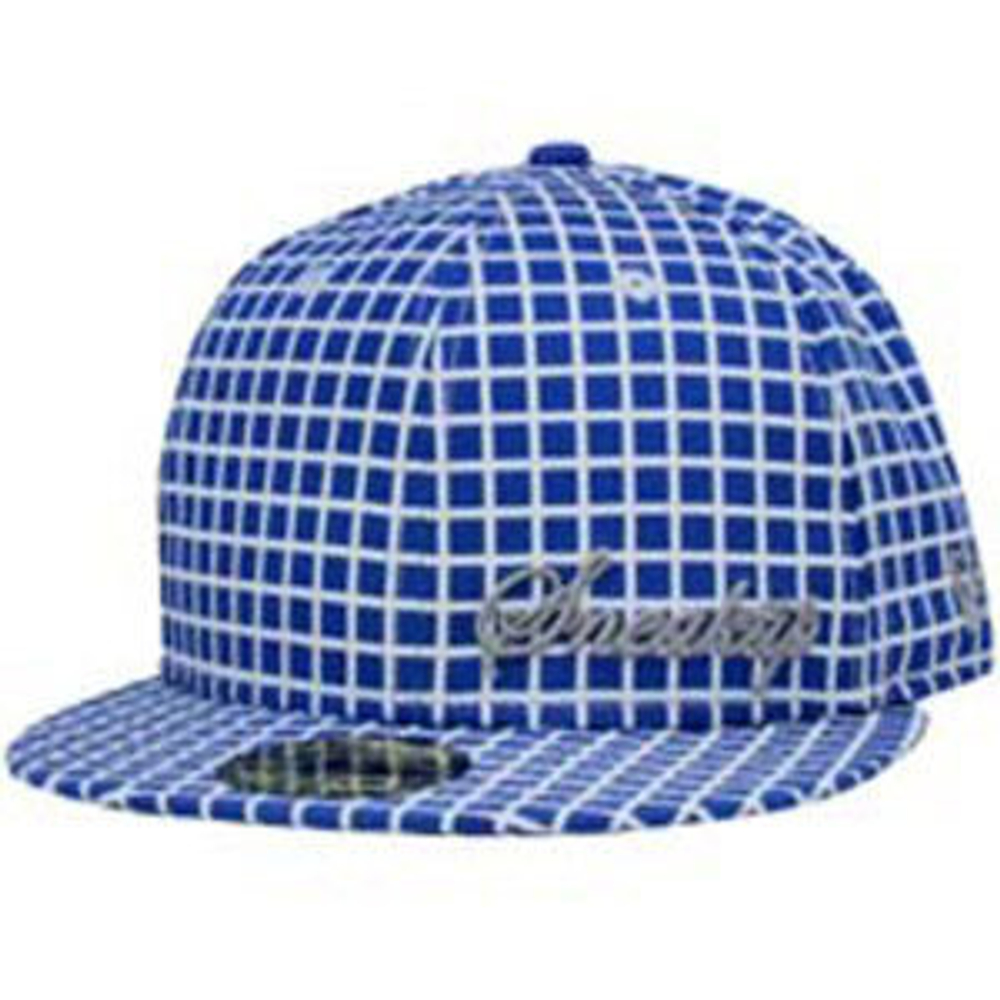Бейсболка New Era Sneaktip Mesh синяя вид спереди
