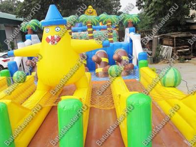 Надувная полоса препятствий "Дачные приключения"