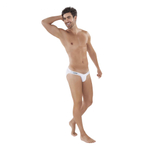 Белые мужские трусы-слипы Secrets Brief (Размер: L) (Цвет: белый)