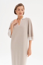 51779 Платье женское (бежевый / молочный)