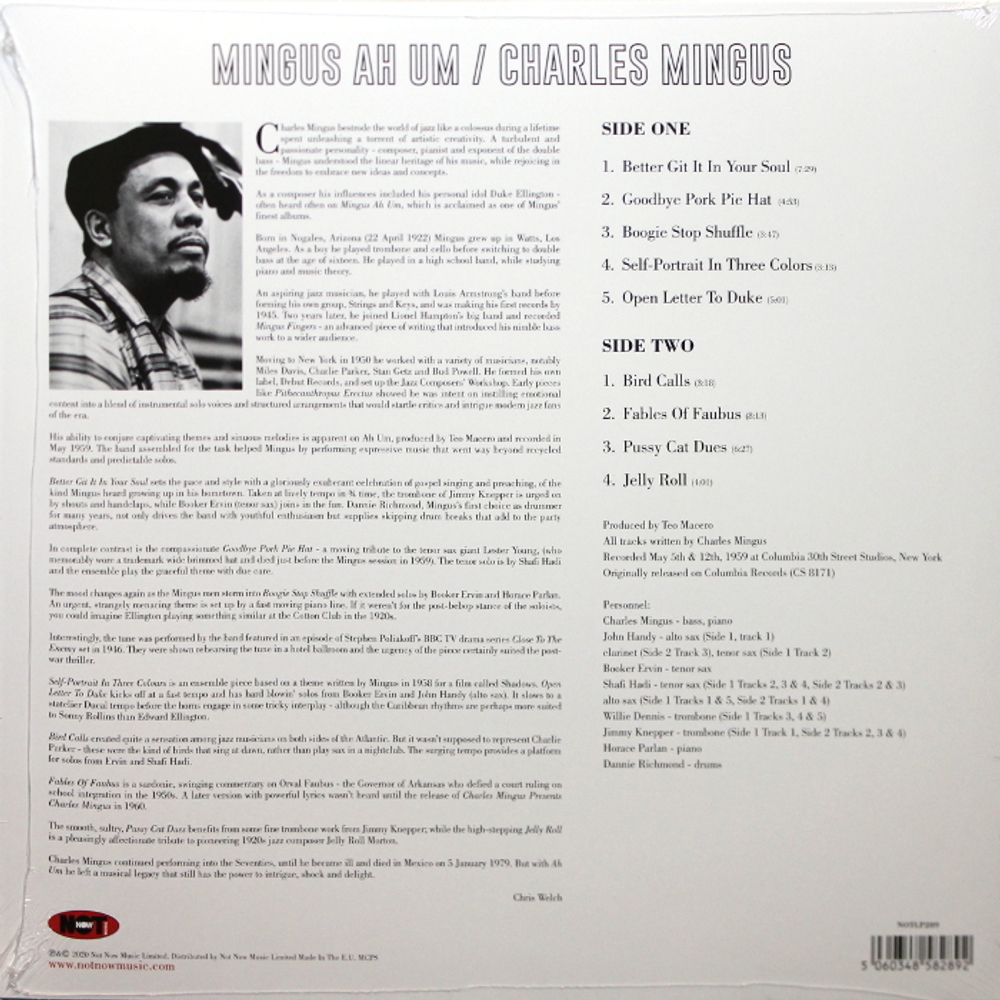 Charles Mingus / Mingus Ah Um (Coloured Vinyl)(LP)