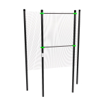 W253 GTO Мишень на стойках квадратная (подходит ОВЗ) ZAVODSPORTA