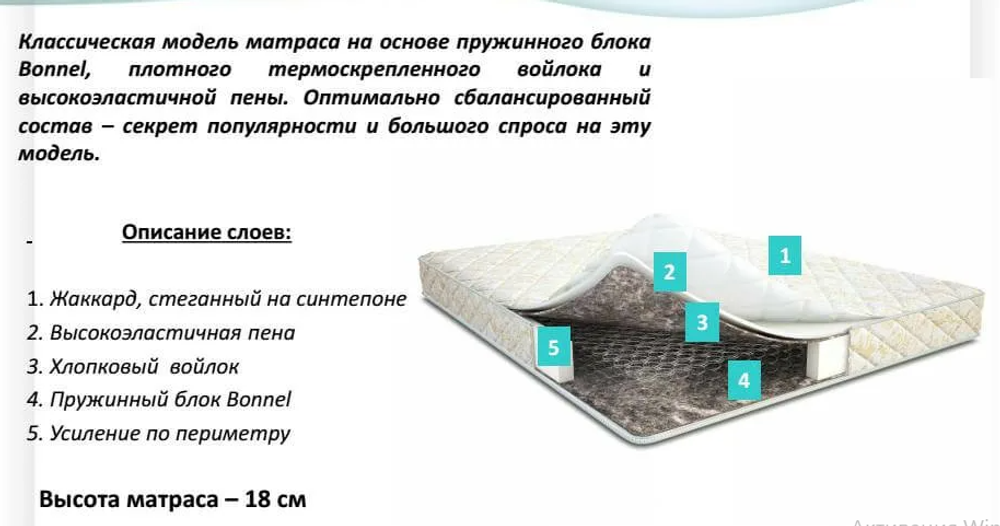 Матрас Balance Practice 140х200