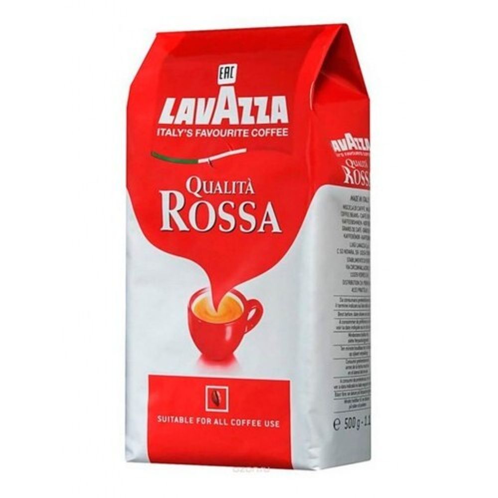 Lavazza Qualita Rossa, зерно, 500 гр.