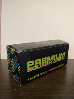 Harrow Squash Grip Black Pack Box x24