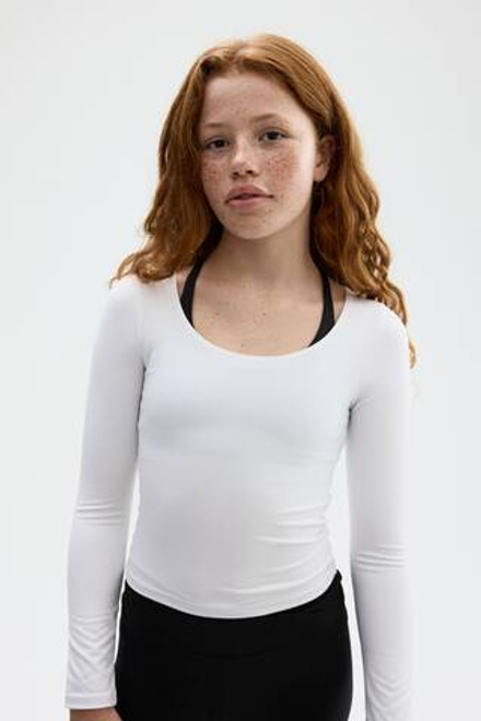 H&M Спортивный топ SoftMove™, белый