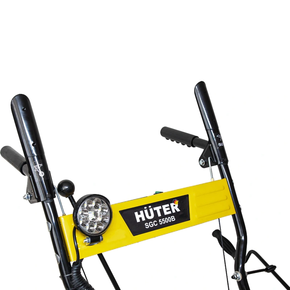HUTER SGC-5500B снегоуборщик бензиновый 7.5 л.с, ковш 62 см, выброс 15 м, 5 вперед/2 назад 70/7/21