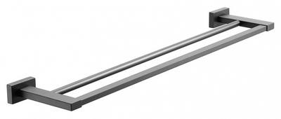 5018-G Полотенцедержатель двойной  (ГРАФИТ) ViEiR  (20/1шт)