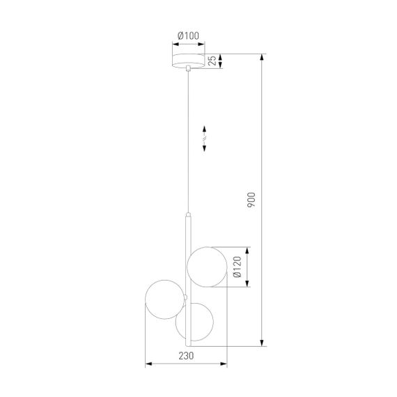 Подвесная люстра TK Lighting 4838 Estera