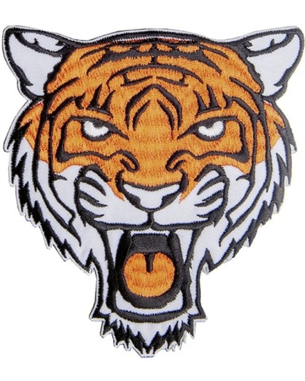 Термоаппликация "Тигр", 1 шт, 11,8 х 13 см (10013160/150720/0360609/1_Китай)
