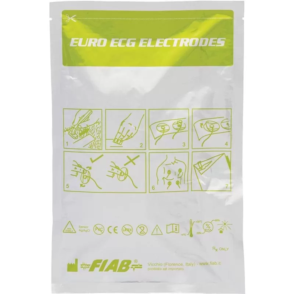 Электрод для ЭКГ Fiab F9049/RU5734 одноразовый 57х34 мм 50 шт