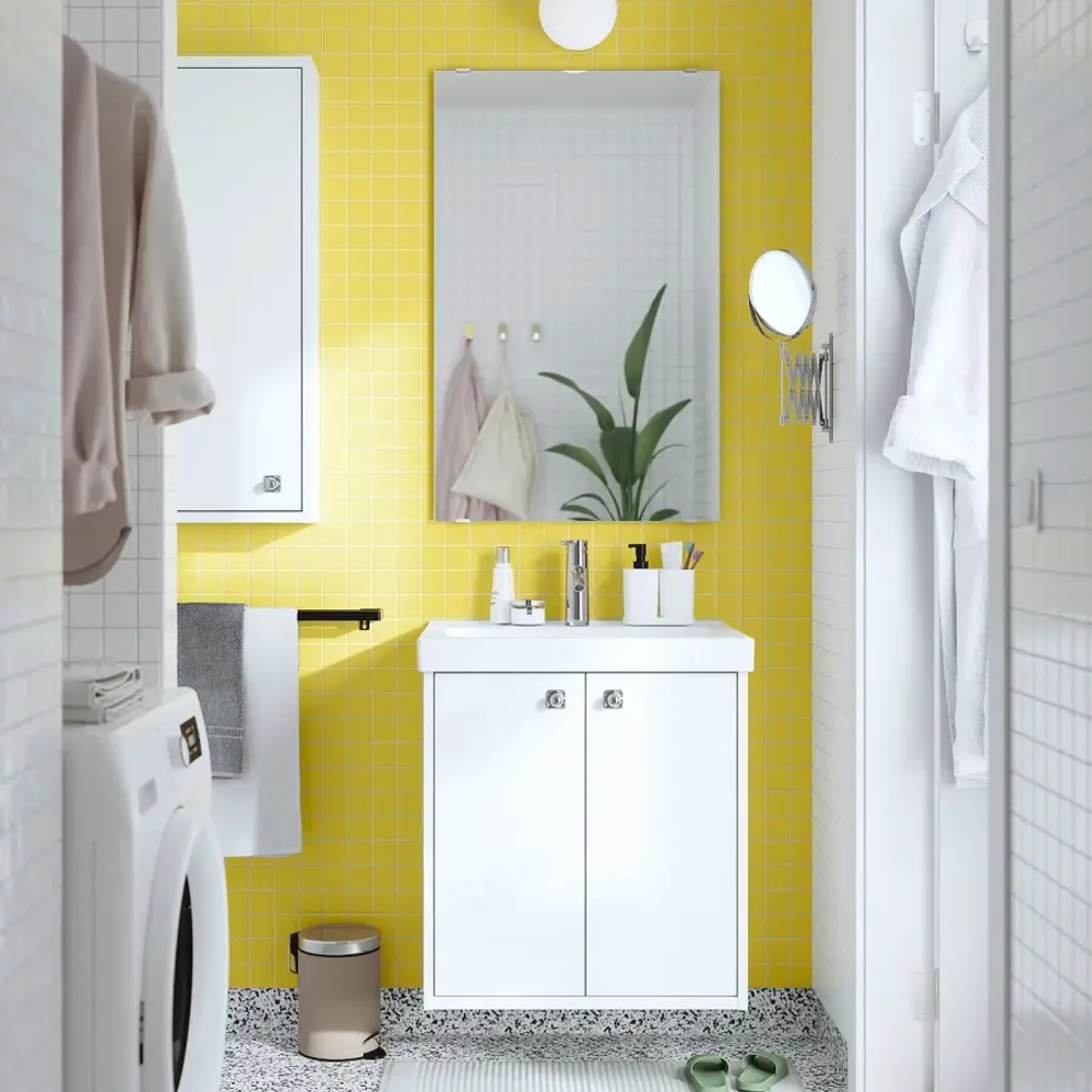 Тумба для раковины - HAVBÄCK  / HAVBАCK IKEA/ХАВБЕК ИКЕА,  60х36 см, белый