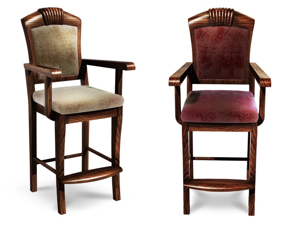 Стул бильярдный Ливерпуль ясень (№4,Ткань Vilvet Lux,78 Velvet-Lux)