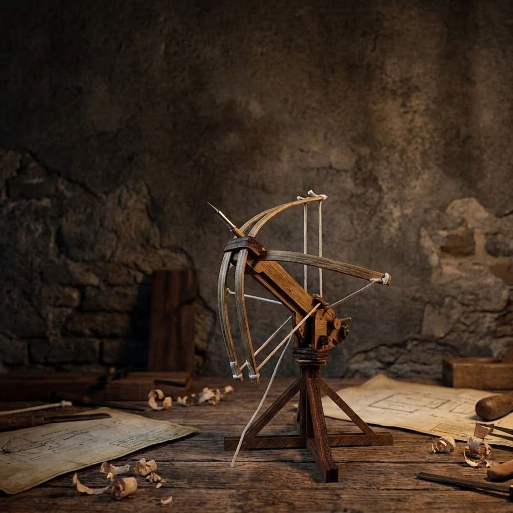 Деревянный конструктор Аркбаллиста Трёх Сплетений (KUDRIAVSKIY)