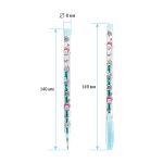 Набор гелевых ручек ArtSpace "Кот-сластена" 12цв., 1,0мм, с блестками, ПВХ чехол