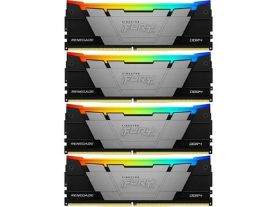 Оперативная память Kingston Fury Renegade KF436C16RB12AK4/64, DDR4 4х 64ГБ 3600, DIMM, RTL