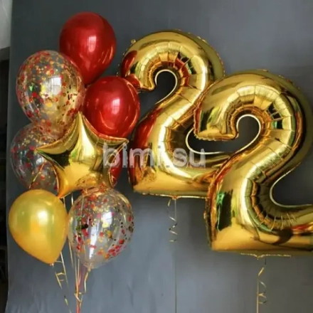 Набор "Красный стиль с цирами"