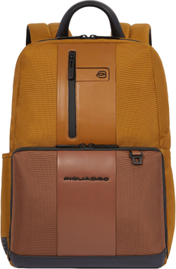 Рюкзак Piquadro Brief2 Special CA3214BR2S/MCU коричневый нейлон/натур.кожа