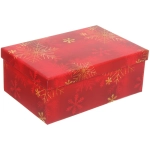 Коробка подарочная «Снежинки» 19*13*7,5 см