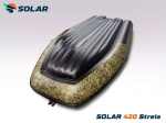 Лодка надувная моторная solar-420 strela jet tunnel