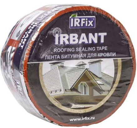 Лента кровельная битумная 15см х 10м коричневая IRFix (2 шт) 31002