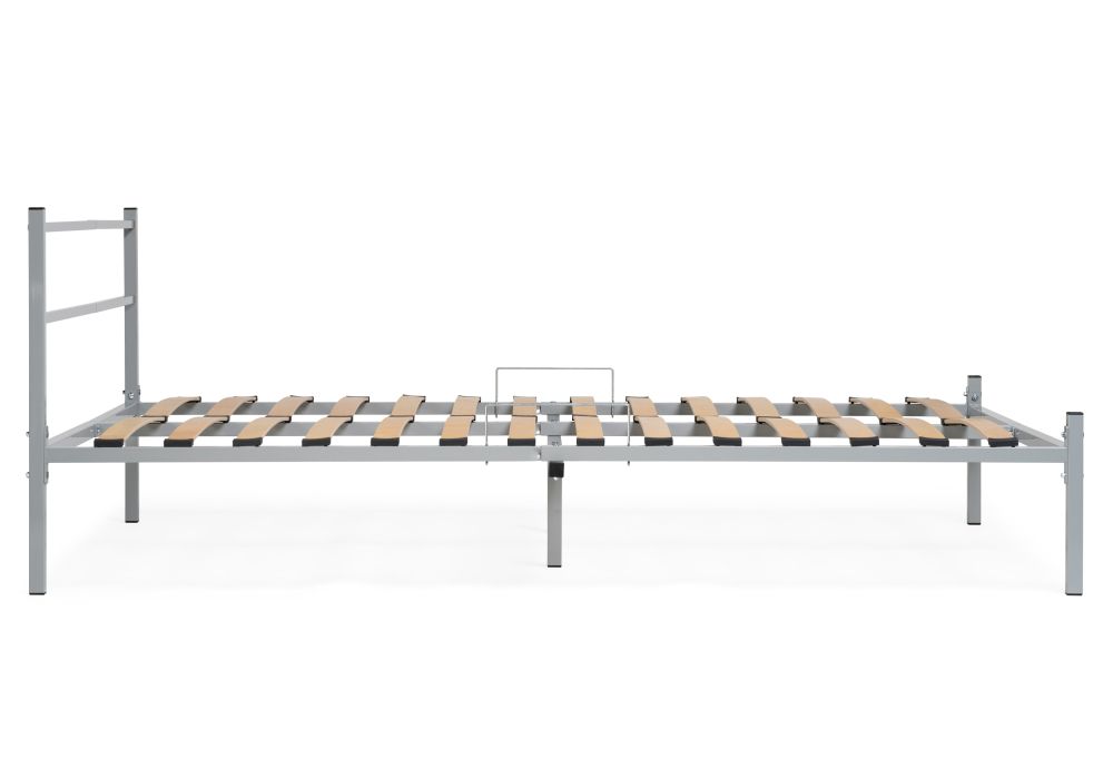 Двуспальная кровать Фади 160х200 серая