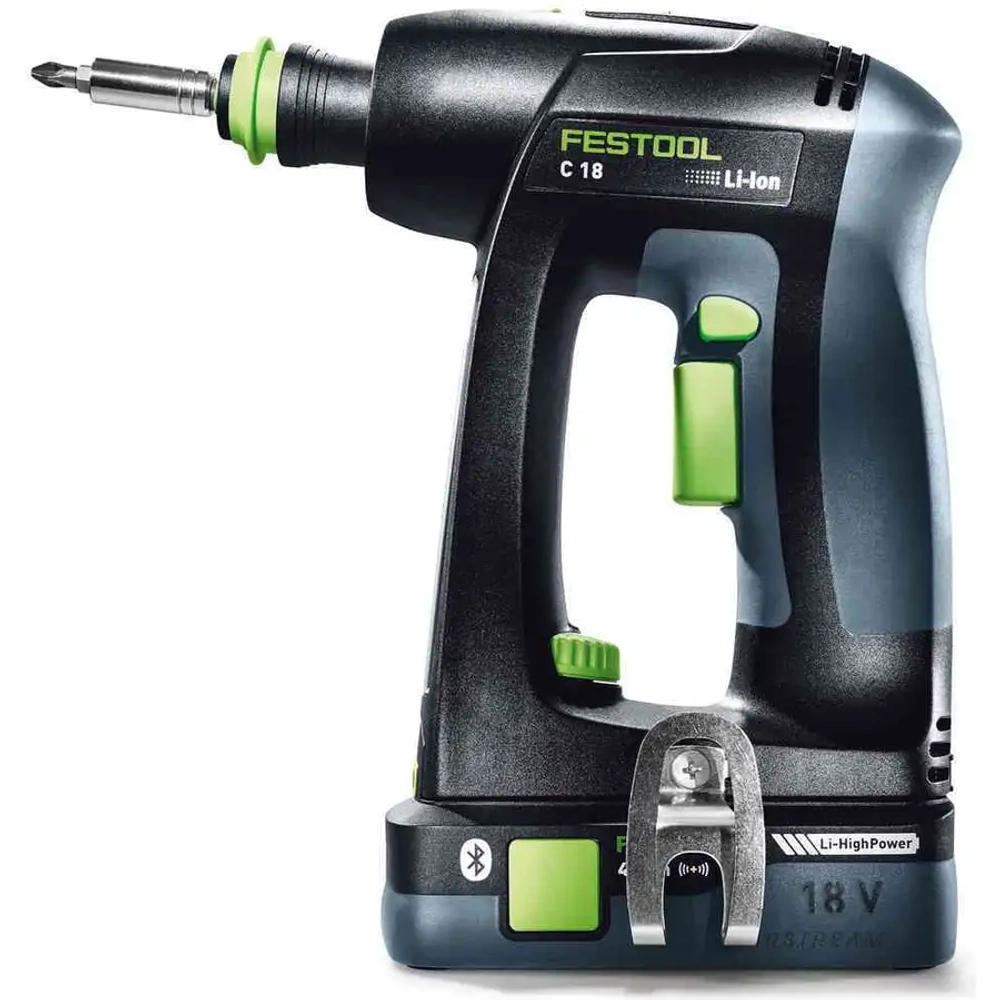 Аккумуляторная дрель-шуруповёрт C 18 HPC 4,0 I-Set FESTOOL 576435-921