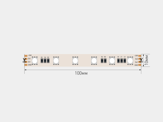 Светодиодная лента SWG PRO SWG5PT60-24-14.4-WS2811RGB 032669
